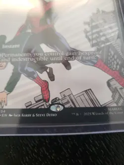 MTG Heroic Intervention (Borderless) Marvel Universe Eternal-Legal Spider-man - Image 3