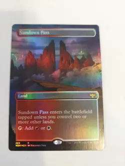 Sundown Pass (Borderless) Innistrad: Crimson Vow Foil - Image 1