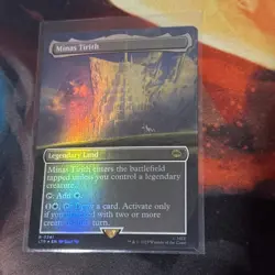 Minas Tirith (0341) - Foil - Borderless Near Mint, English Lord of the Ring - Image 1