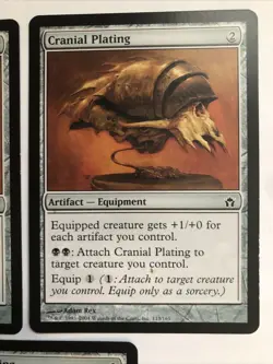 Cranial Plating X3 Fifth Dawn Ex Condition See Front/back Pics - Image 3