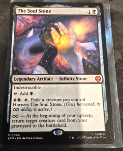 The Soul Stone Magic The Gathering Marvel Spider-Man M 0066 Mythic Rare Artifact - Image 1