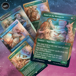 Magic Secret Lair Series: The Weirdest Pets in the Multiverse FOIL mtg - Image 1