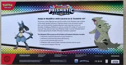 Pokemon Prismatic Evolutions Premium Collection Lucario Ex & Tyranitar Ex Sealed - Image 2