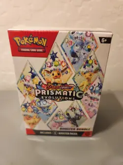 Pokemon TCG Scarlet & Violet Prismatic Evolutions Booster Bundle Factory Sealed - Image 1