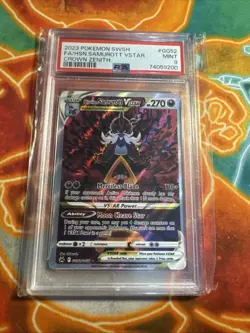 SAMUROTT Vstar GG52/GG70 Pokemon 2023 Sword & Shield Crown Zenith PSA Mint 9 - Image 1