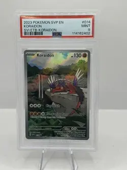 2023 Pokemon SVP EN SVI ETC Koraidon 014 Black Star Promo PSA 9 - Image 1