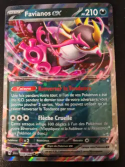 Carte Pokemon Favianos EX 038/064 SFA EV6.5 Fable Nebuleuse FR NEUVE - Image 1
