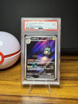 2023 Pokemon OBF EN Bellibolt Illustration Rare Card #201 PSA Mint 9 - Image 1