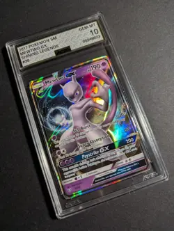 Mewtwo GX 39/73 Ultra Rare Shining Legends 2017 Pokemon AGS 10 GEM MINT - Image 2