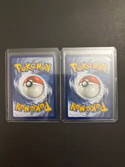 Pokemon TCG 2021 Celebrations Lance’s Charizard & Dark Sylveon Promo NM Lot of 2 - Image 2
