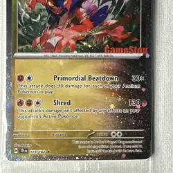 Pokemon TCG Koraidon Cosmo Holo GAMESTOP PROMO EXCLUSIVE Temporal Forces Sealed - Image 4