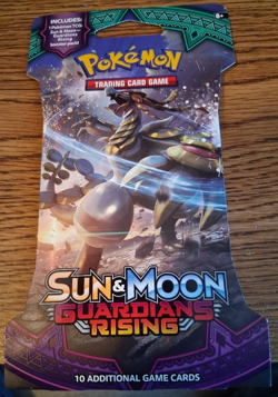 2017 Pokemon Sun & Moon GUARDIANS RISING Sleeved Booster Pack Factory Sealed - Image 1