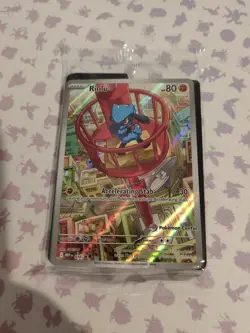 Pokemon Mega Evo Riolu 010 Black Star Promo Pokemon Center Stamp Sealed - Image 2