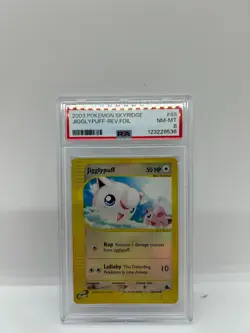 Pokemon 2003 Skyridge Jigglypuff Reverse Holo Foil #68 PSA 8 NM - MT - Image 1