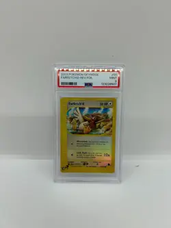 Pokemon 2003 Skyridge Farfetch’d Reverse Holo Foil #55 PSA 9 MINT - Image 1