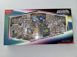 Pokemon TCG SV Prismatic Evolutions Lucario EX & Tyranitar EX Premium Collection - Image 1