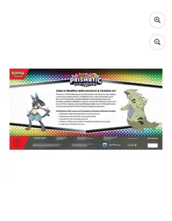 Pokemon TCG SV Prismatic Evolutions Lucario EX & Tyranitar EX Premium Collection - Image 2