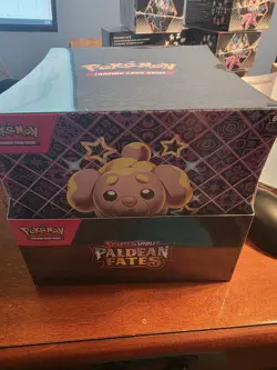 Pokemon Paldean Fates (SV4.5) Tech Sticker Collection Display Case 36 PACKS!! - Image 1