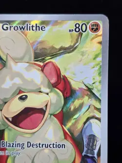 Pokemon Hisuian Growlithe 181/167 Twilight Masquerade Illustration Rare NM - Image 3