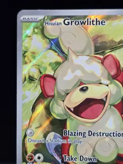 Pokemon Hisuian Growlithe 181/167 Twilight Masquerade Illustration Rare NM - Image 4
