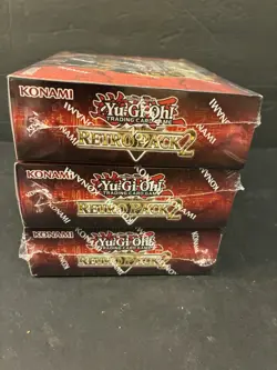 Yu-Gi-Oh TCG Retro Pack 2 Factory Sealed Booster Box Lot Of Three X3 Brand New - Image 5