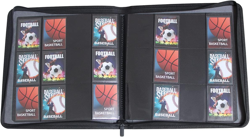 12 Pocket Blue Card Binder, Side Loading Trading Card Collectors Album, Premium - Image 2