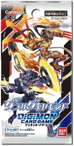 BANDAI Digimon Card Game Booster Box Double Diamond BT-06 F/S w/Tracking# Japan - Image 2