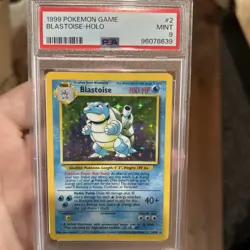 1999 Pokemon Blastoise Holo PSA 9 Mint Trading Card #2 - Image 1