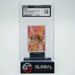 Kingler 1999 Pokemon Playing Card Mini Red Deck 5 Of Diamonds POP 2 CGC 10 - Image 1