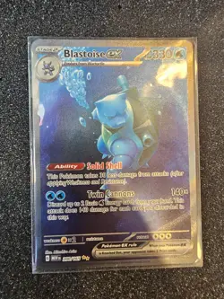 Blastoise ex 200/165 Sv: Scarlet & Violet 151 Holo Pokemon Card TCG - Image 1