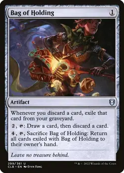 (1x FOIL) BAG OF HOLDING - CL: Baldur's Gate - MTG Magic the Gathering Card - Image 1