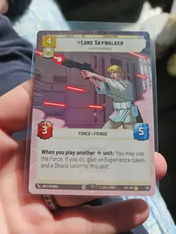 Luke Skywalker Hyperspace Star Wars Unlimited: LOF Rare 513 PACK FRESH Card - Image 1