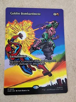 Goblin Bombardment - #23 (Borderless) Marvel Eternal-Legal Regular - Mtg - Image 1