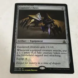 Captain's Claw FOIL Prerelease Promo Oath of the Gatewatch MTG NM - Image 1