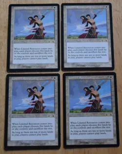 MTG 4x Rare White Enchantment LIMITED RESOURCE - Image 1
