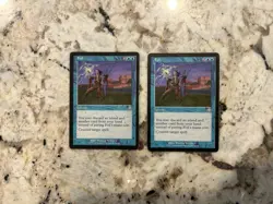 Mtg Foil Prophecy x2 - Magic the Gathering Prophecy Foil Played - Image 1
