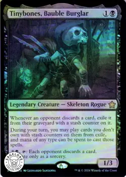 MTG Tinybones, Bauble Burglar (72) | NM Foil | Foundations {FDN} - Image 1