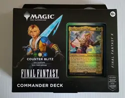 Magic MTG Final Fantasy X Counter Blitz Tidus Commander Deck Sealed - Image 1