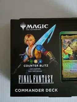 Magic MTG Final Fantasy X Counter Blitz Tidus Commander Deck Sealed - Image 4