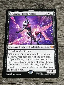 Gwenom, Remorseless MTG Spiderman NM Regular English - Image 1