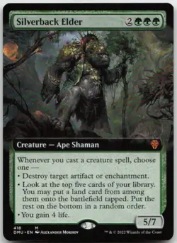 MTG Silverback Elder (Extended Art) M Dominaria United 418 LP - Image 1