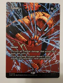 Mtg Spider-Man Tangle Borderless NM - Image 1