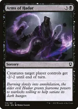(1x FOIL) ARMS OF HADAR - CL: Baldur's Gate - MTG Magic the Gathering Card - Image 1