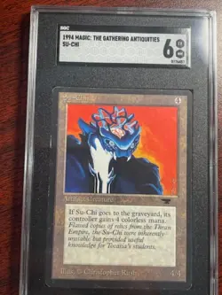 MTG Su-Chi Antiquities Uncommon Artifact Creature SGC 6 EX-MT! - Image 1