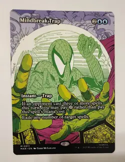 Mtg Spider-Man Mindbreak Trap Borderless NM - Image 1