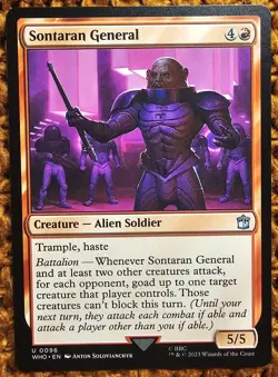 ✨Sontaran General✨ MTG | Universes Beyond: Doctor Who | NM/M | U 0096 - Image 1