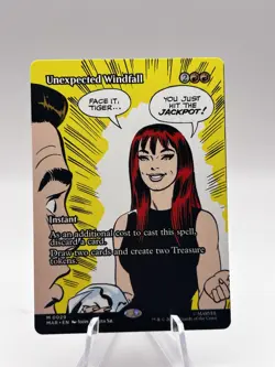 Unexpected Windfall 0029 Borderless Marvel Universe Eternal-Legal MAR MTG NM - Image 1