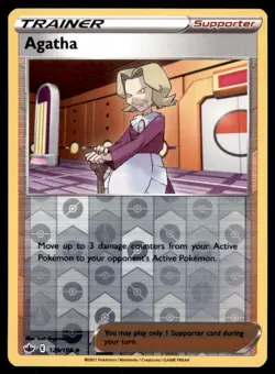Pokemon TCG Agatha Sword & Shield - Chilling Reign #129 Holo Reverse - Image 1