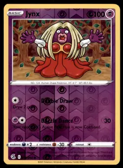 Pokemon TCG Jynx Sword & Shield - Fusion Strike #112 Holo Reverse - Image 1