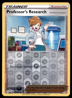Pokemon TCG Professor’s Research Sword & Shield - Shining Fates #60 Holo Reverse - Image 1